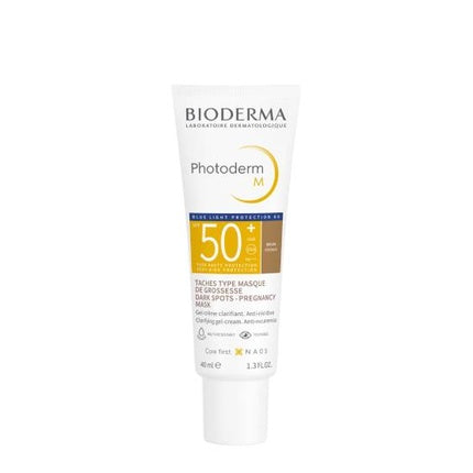 Bioderma Photoderm M Gel-Cream Colour Brown SPF 50+ (40ml) High Protection Tinted Facial Sunscreen