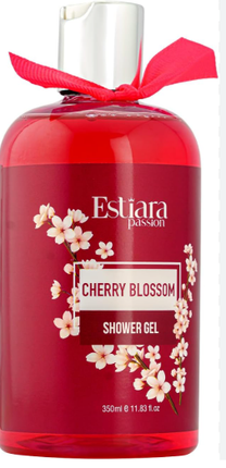 Estiara Passion Cherry Blossom Shower Gel, 350ml Moisturizing Body Wash