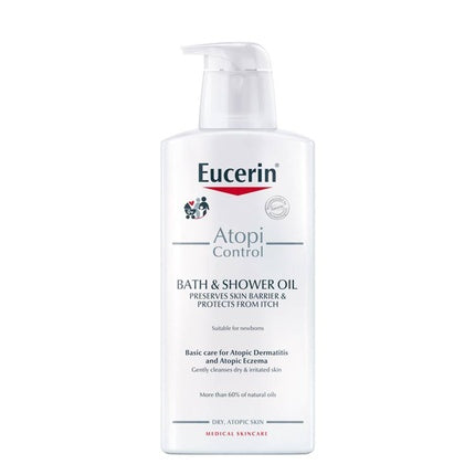 Eucerin AtopiControl Bath & Shower Oil, 400ml for Dry & Irritable Skin