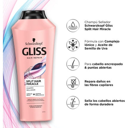 Schwarzkopf Gliss Split Hair Miracle Shampoo, 250ml