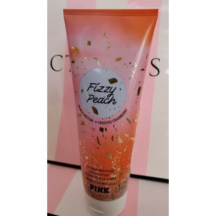 Victoria's Secret Fizzy Peach 24-Hour Moisturizing Body Lotion 8oz (236ml) Hydrating Scented Body Lotion