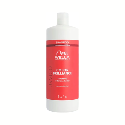 Wella Professionals Invigo Color Brilliance Shampoo for Coarse Colored Hair, 1000ml