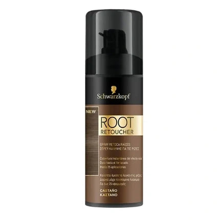Schwarzkopf Root Retoucher Chestnut Root Concealing Spray, 120ml Instant Root Touch-Up