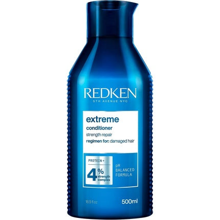 Redken Extreme Conditioner Strength Repair for Damaged Hair, 500ml - Professional Strengthening Conditioner