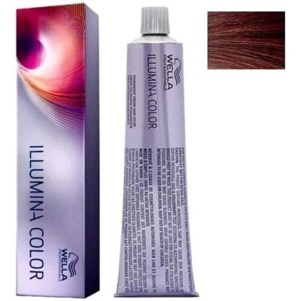 Wella Professionals Illumina Color 5/7 Light Brown Brown Permanent Hair Colour, 60ml | Professional Hair Colour Cream