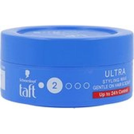 Schwarzkopf Taft Ultra Styling Wax Strong Hold Hair Wax, 75ml