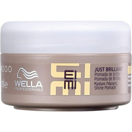 Wella Professionals EIMI Just Brilliant Shine Pomade Anti-Frizz Hair Styling Cream, 75ml