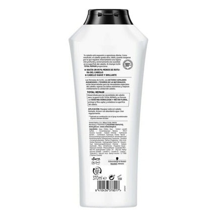 Schwarzkopf Gliss Total Repair Repairing Shampoo, 370ml for Dry & Damaged Hair
