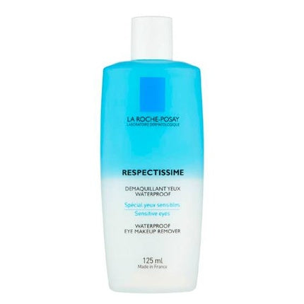 La Roche-Posay Respectissime Waterproof Eye Makeup Remover, 125ml – Gentle Bi-Phase Eye Makeup Remover for Sensitive Eyes