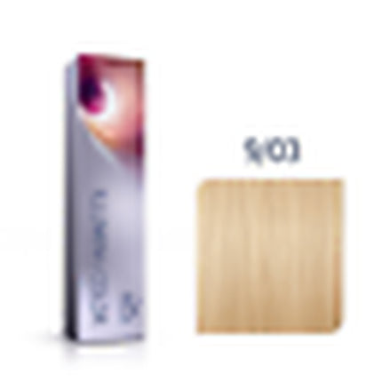 Wella Professionals Illumina Color 9/03 Very Light Natural Gold Blonde Permanent Hair Colour, 60ml | Professional Luminous Hair Colour