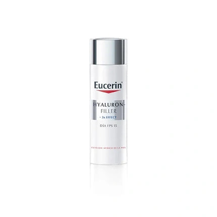 Eucerin Hyaluron-Filler Day Cream SPF15 for Normal to Combination Skin, 50ml Anti-Ageing Daily Face Moisturiser