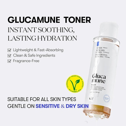 VT Cosmetics Glucamune Facial Toner with Snow Mushroom Hydrating & Soothing Toner