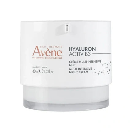 Avène Hyaluron Activ B3 Multi-Intensive Night Cream, 40ml – Overnight Moisturising Face Cream with Hyaluronic Acid & Vitamin B3 for Sensitive Skin