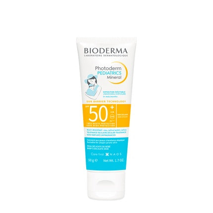 Bioderma Photoderm Pediatrics Mineral SPF50+ Sunscreen, 50g Mineral Sun Protection for Babies & Children