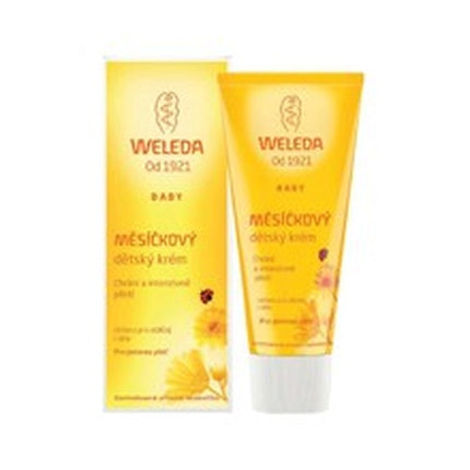 Weleda Calendula Baby Face & Body Cream, 75ml - Gentle Moisturising Cream for Delicate Baby Skin