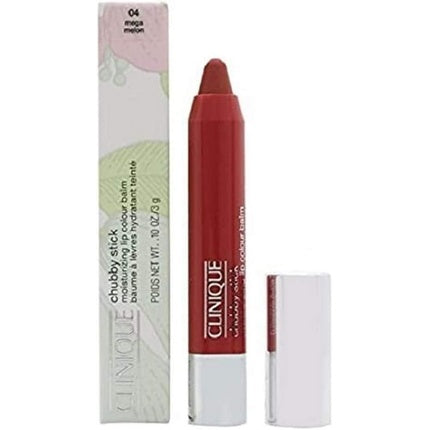 Clinique Chubby Stick Moisturizing Lip Colour Balm 04 Mega Melon, 3g - Hydrating Tinted Lip Balm