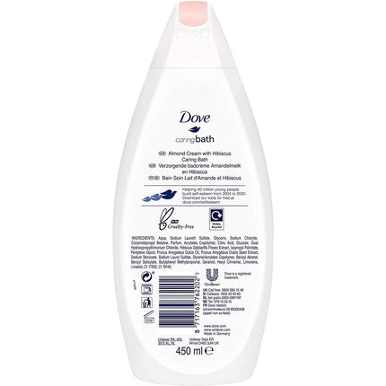 Dove Caring Almond Body Wash with Almond Cream, 450ml