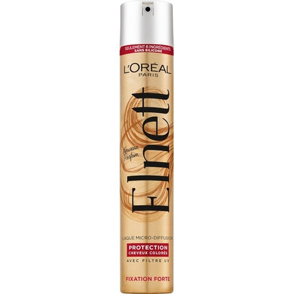 L'Oréal Paris Elnett Satin Strong Hold Hair Spray for Colored Hair, 400ml