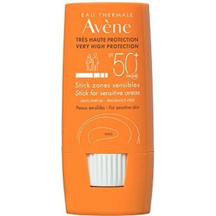Avène Sensitive Areas Stick SPF 50+ (8g) – High Protection Sunscreen Stick for Sensitive Areas of Face & Body