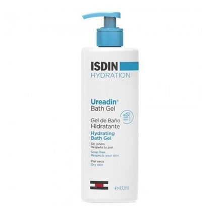 ISDIN Ureadin Hydration Bath Gel, 400ml Moisturizing Body Cleanser for Dry Skin