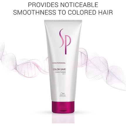 Wella System Professional Color Save Conditioner, 200ml Professional Conditioner for Colour-Treated Hair