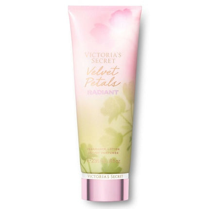 Victoria's Secret Velvet Petals Radiant Hand & Body Lotion, 236ml – Hydrating Fragrance Lotion with Watermelon & Kiwi