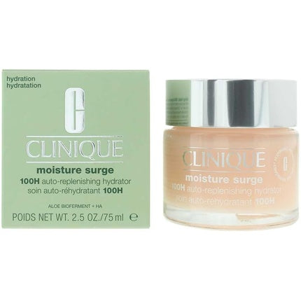 Clinique Moisture Surge™ 100H Auto-Replenishing Hydrator, 75ml Oil-Free Gel Moisturizer for All Skin Types