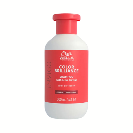 Wella Professionals Invigo Color Brilliance Color Protection Shampoo for Coarse Colored Hair, 300ml