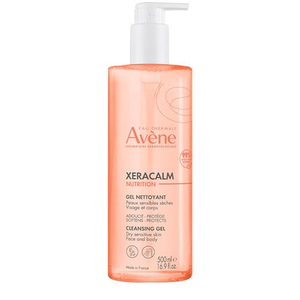 Avène XeraCalm Nutrition Face & Body Wash Gel, 750ml | Gentle Cleansing Gel for Dry & Sensitive Skin