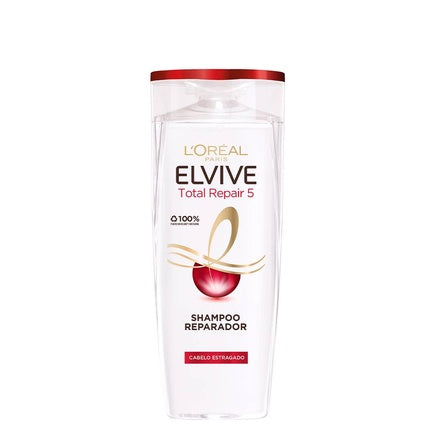 L'Oreal Paris Elvive Total Repair 5 Repairing Shampoo, 400ml for Damaged Hair