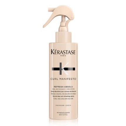 Kerastase Curl Manifesto Refresh Absolu Curl Refreshing Spray, 190ml Professional Leave-In Hair Mist