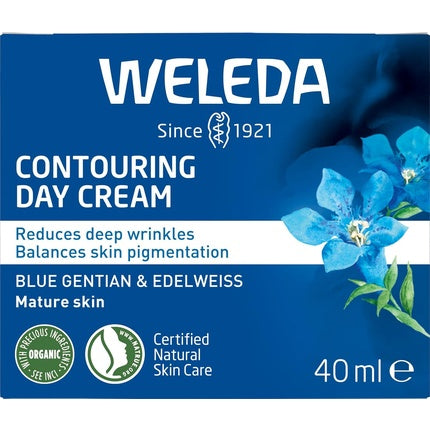 Weleda Blue Gentian & Edelweiss Contouring Day Cream Natural Moisturizing Face Cream | Daily Firming Moisturizer