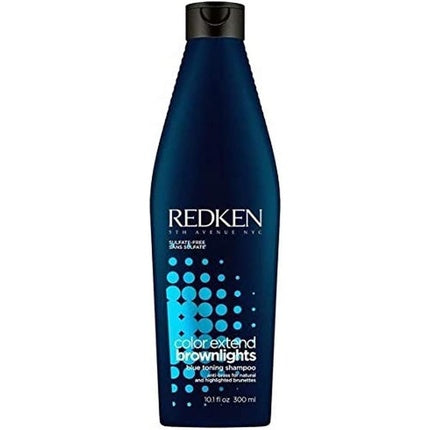 Redken Color Extend Brownlights Shampoo, 1000ml | Professional Blue Toning Shampoo for Brunette Hair