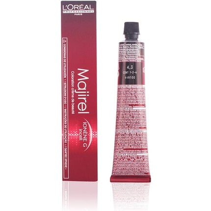 L'Oreal Professionnel Majirel 4.3 Golden Brown Permanent Hair Color, 50ml