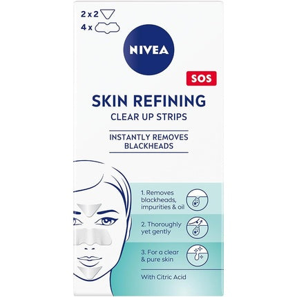 Nivea Skin Refining Cleansing Patches - Deep Cleansing Nose & T-Zone Pore Strips