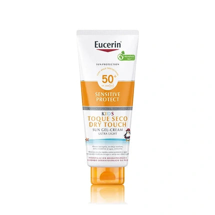 Eucerin Sun Kids Sensitive Protect Gel-Cream SPF 50+ (400ml) High Protection Sunscreen for Children's Sensitive Skin