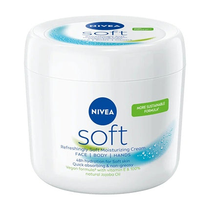 Nivea Refreshingly Soft Moisturizing Cream, 500ml