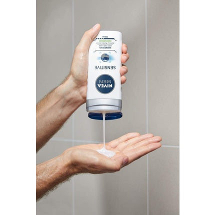 Nivea Men Sensitive Shower Gel, 500ml Gentle Body, Face & Hair Wash