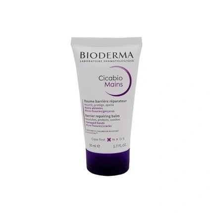 Bioderma Cicabio Repairing Balm for Hands, 50ml Nourishing Hand Balm for Dry & Damaged Hands