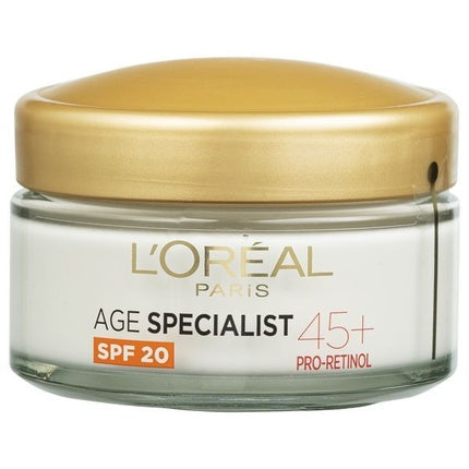 L'Oréal Paris Age Specialist 45+ Anti-Wrinkle Day Cream SPF 20, 50ml | Daily Firming & Hydrating Face Moisturizer