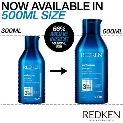 Redken Extreme Conditioner Strength Repair for Damaged Hair, 500ml - Professional Strengthening Conditioner
