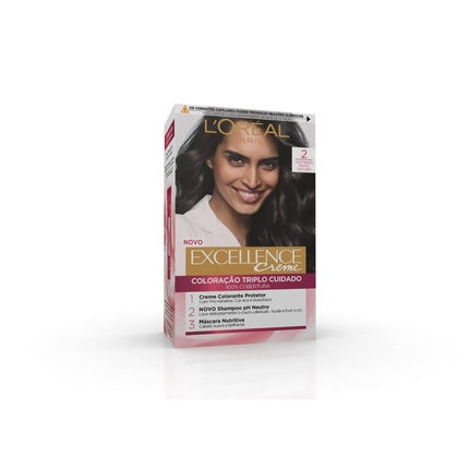 L'Oreal Paris Excellence Creme 2.0 Dark Brown Permanent Hair Color