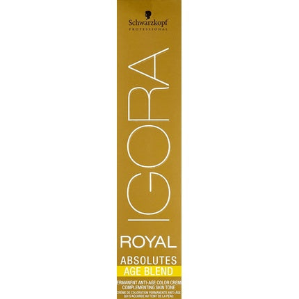 Schwarzkopf Professional Igora Royal Absolutes Age Blend 6-580 Dark Blonde Gold Red Permanent Hair Colour, 60ml