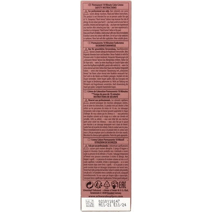 Schwarzkopf Igora Color10 9-5 Extra Light Blonde Gold Permanent Hair Colour Cream, 60ml | 10-Minute Professional Hair Colour