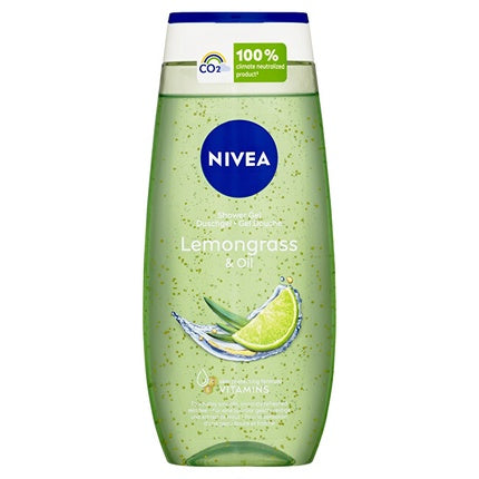 Nivea Lemongrass Oil Shower Gel, 250ml Refreshing Nourishing Body Wash