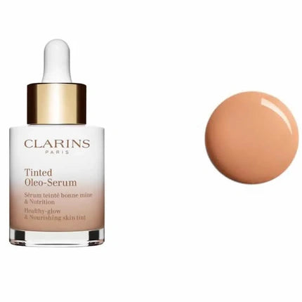 Clarins Tinted Oleo-Serum Shade 02.5, 30ml – Hydrating Tinted Face Serum for Natural Radiance & Lightweight Coverage