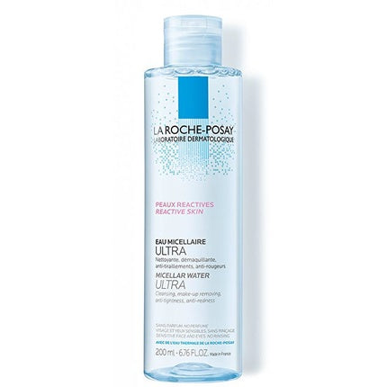 La Roche-Posay Micellar Water for Sensitive Skin, 200ml – Gentle No-Rinse Facial Cleanser & Makeup Remover