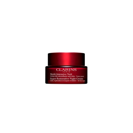 Clarins Super Restorative Night Cream for Mature Skin, 50ml – Nourishing Overnight Face Moisturizer for Hydrated, Smoother-Looking Skin