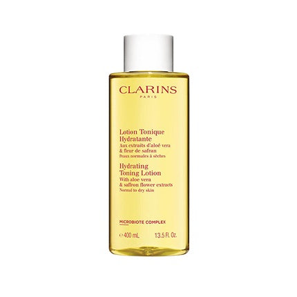 Clarins Hydrating Toning Lotion, 400ml – Alcohol-Free Facial Toner for Normal to Dry Skin