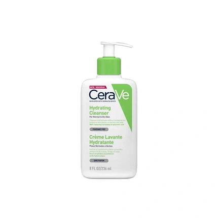 CeraVe Hydrating Cleanser, 236ml Hydrating Facial Cleanser for Normal to Dry Skin